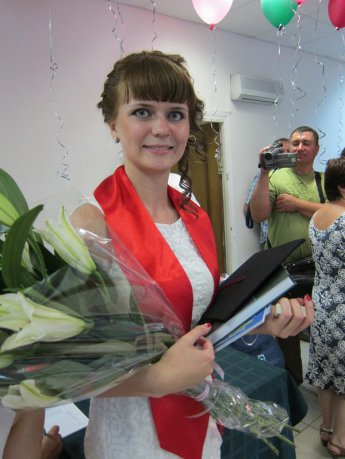 Вручение дипломов 2012